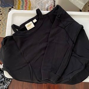 Meave by Anthropologie cold shoulder sweatshirt